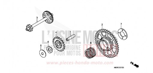 STARTING CLUTCH CBF600NA9 de 2009